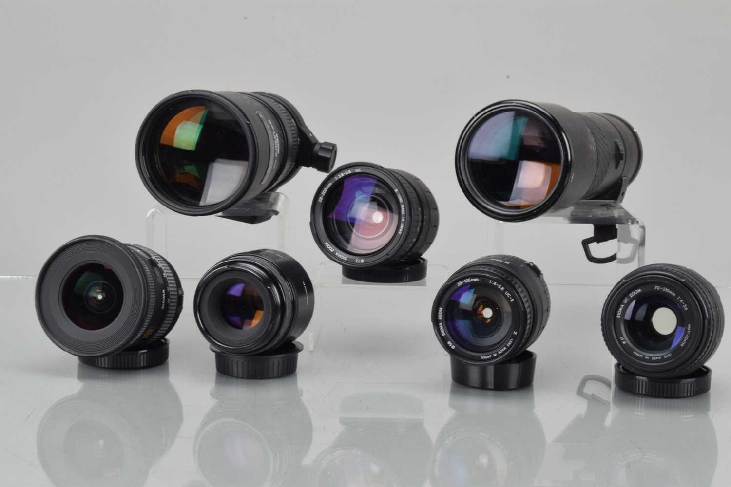 Lot 31 - Seven Canon EF Mount Sigma Lenses