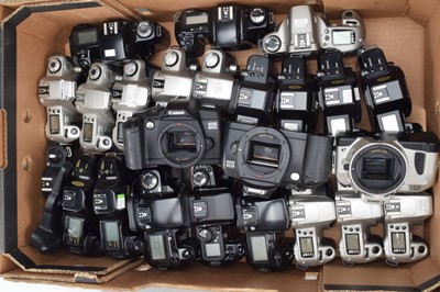 Lot 33 - A Tray of Canon SLR Camera Bodies