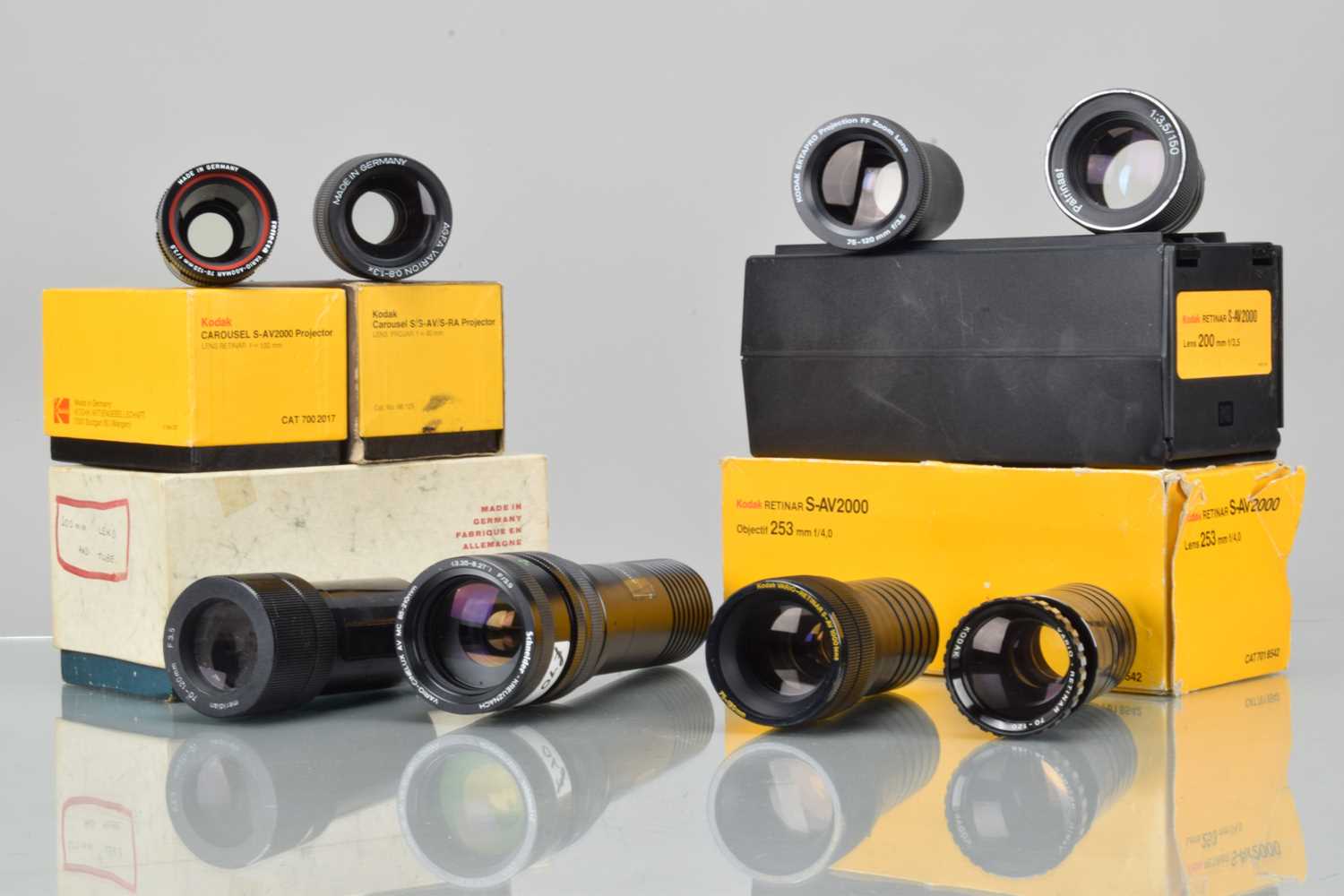 Lot 36 - A Tray of Slide Projector Lenses