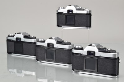 Lot 48 - Four Olympus OM SLR Camera Bodies