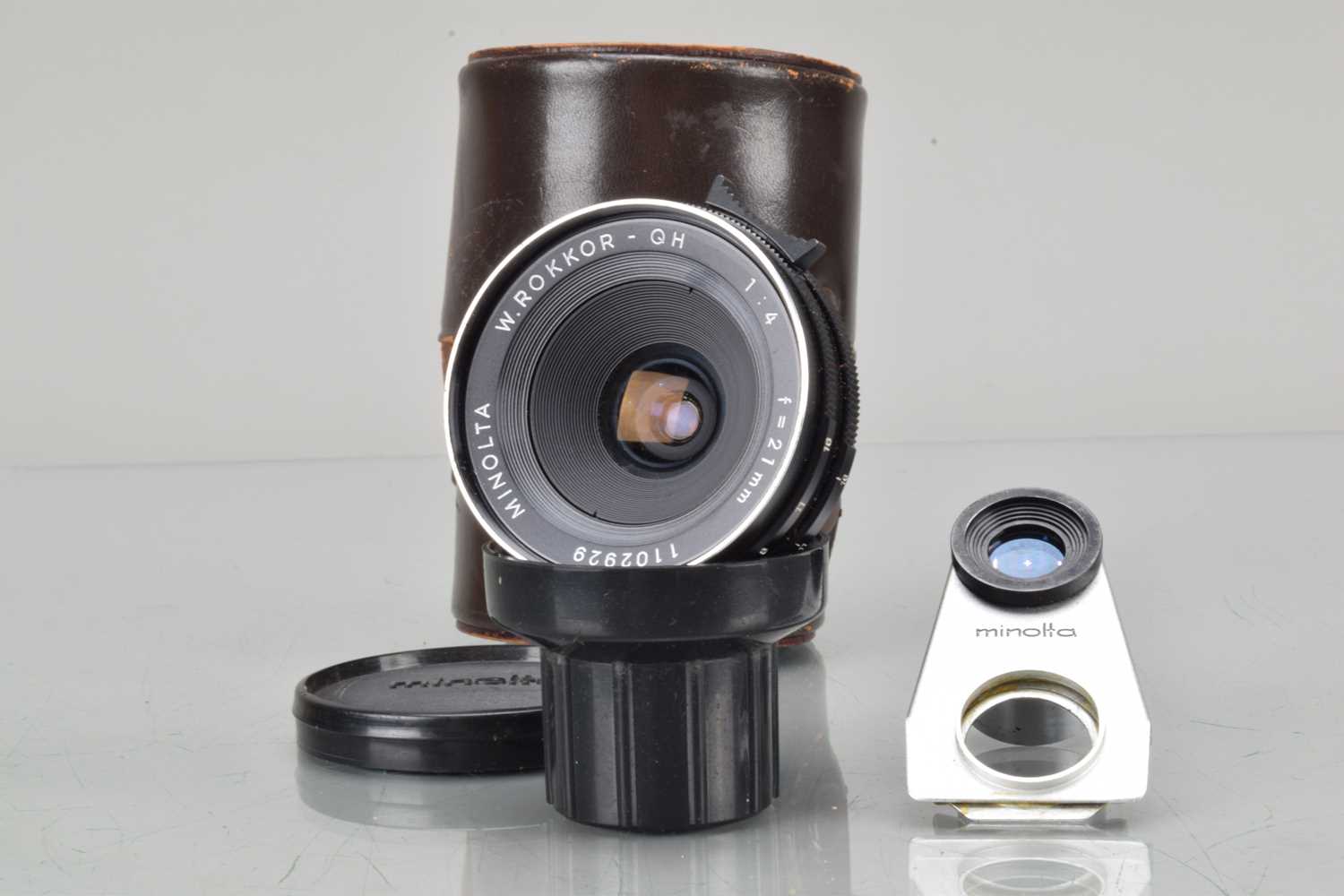 Lot 55 - A Minolta W. Rokkor-QH 21mm f/4 Lens