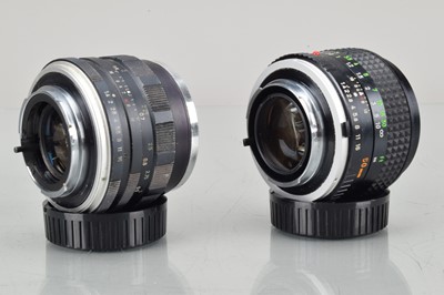 Lot 56 - Two Minolta Prime Lenses