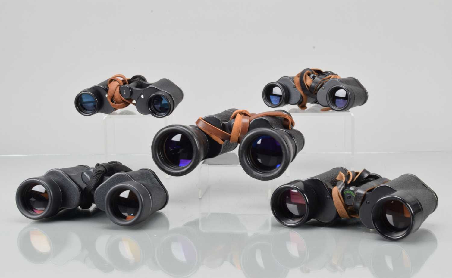 Lot 69 - Five Pairs of Soviet Made Binoculars
