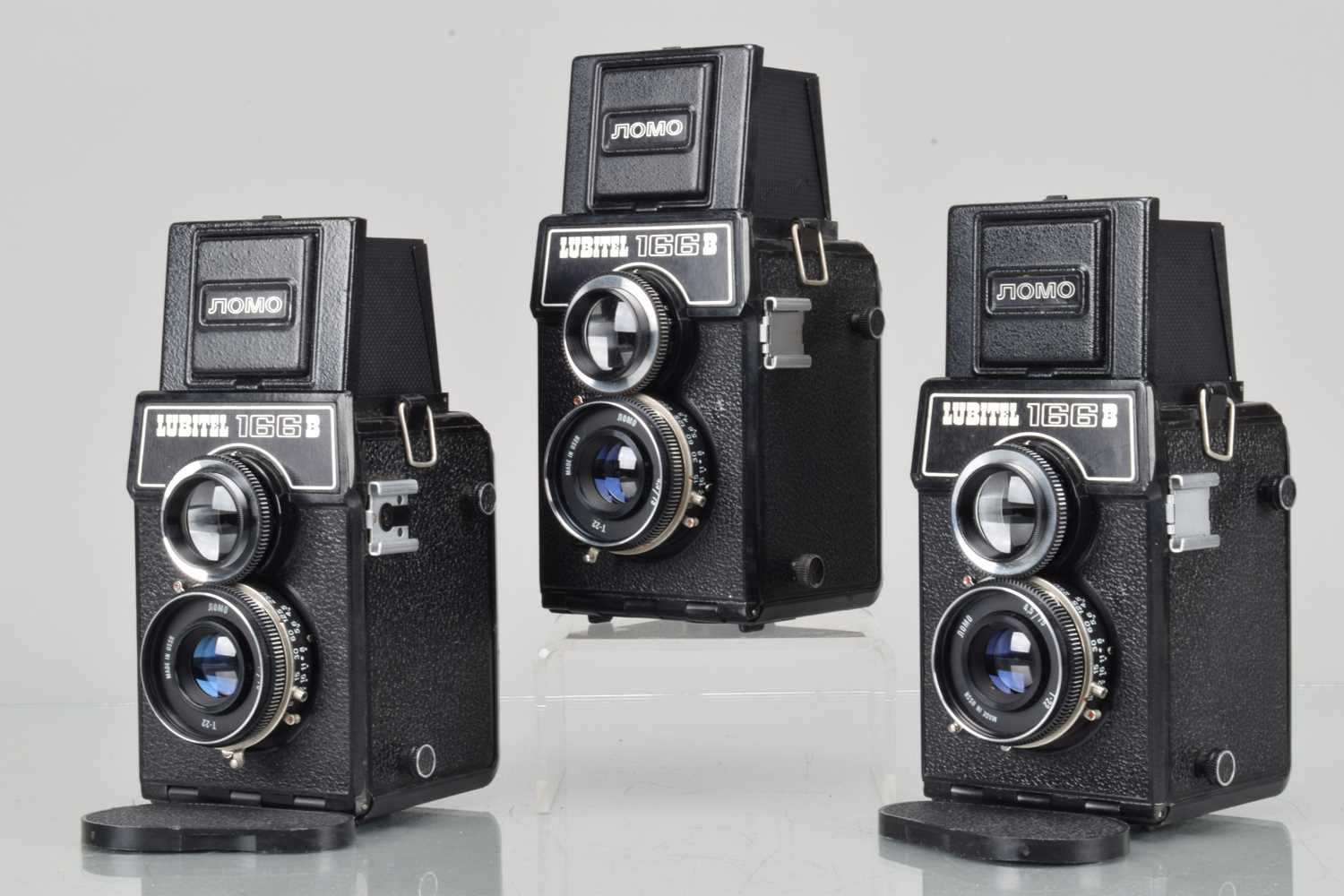 Lot 87 - Three Lomo Lubitel 166B Twin Lens Cameras