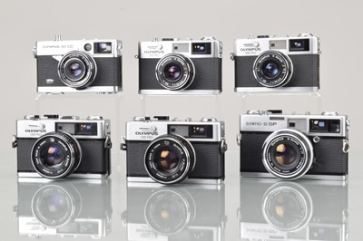Lot 91 - Six Olympus Compact Cameras
