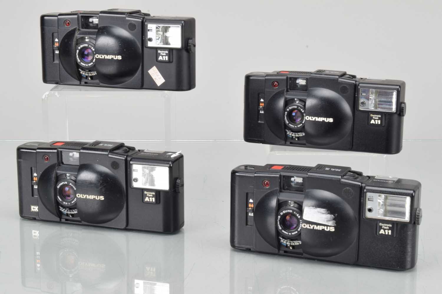 Lot 93 - Four Olympus XA Compact Cameras