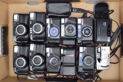 Lot 99 - A Tray of Nikon Compact Cameras