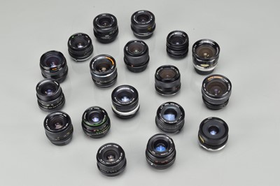 Lot 104 - Eighteen Wide Angle Lenses