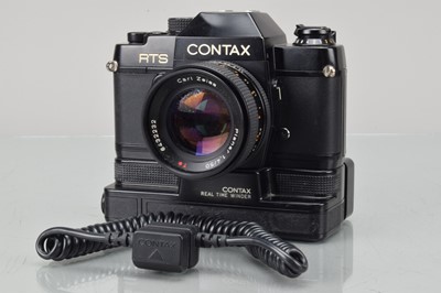 Lot 107 - A Contax RTS SLR Camera