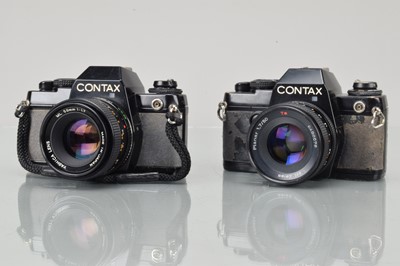 Lot 108 - Two Contax 139 Quartz SLR Cameras