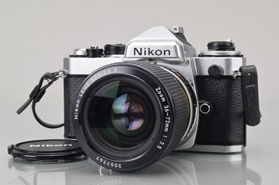 Lot 118 - A Nikon FE SLR Camera