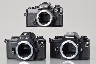 Lot 122 - Three Nikon SLR Camera Bodies