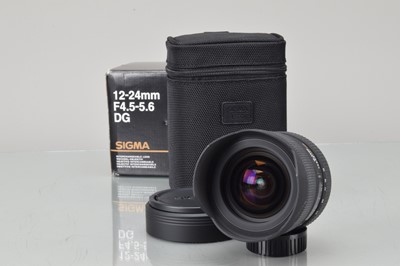 Lot 137 - A Sigma EX 12-24mm f/4.5-5.6 DG HSM Lens