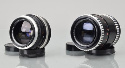 Lot 140 - Two Carl Zeiss Jena M42 Mount Lenses