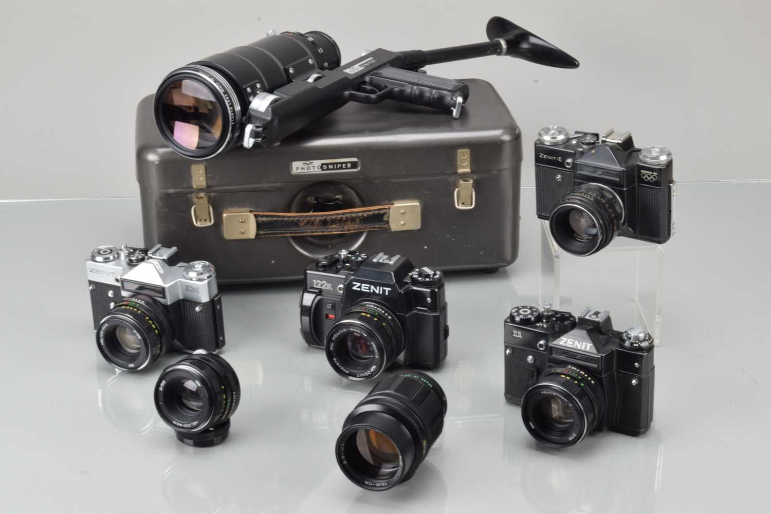 Lot 143 - A Group of Zenit SLR Cameras