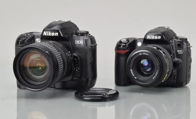 Lot 182 - Two Nikon DSLR Cameras