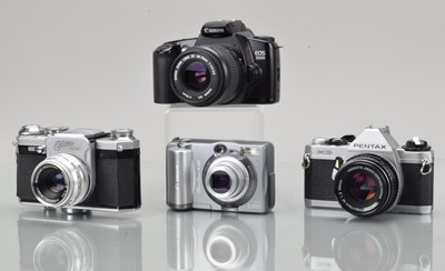 Lot 206 - Three SLR Cameras