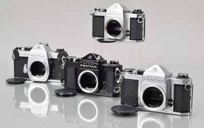 Lot 222 - Four Asahi Pentax SLR Camera Bodies