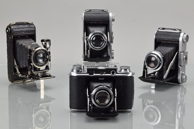 Lot 230 - Four Ensign Folding Cameras