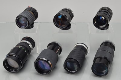 Lot 237 - Seven for Canon FD mount Lenses