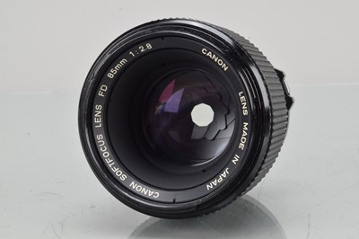 Lot 281 - A Canon Soft Focus FD 85mm f/2.8 lens