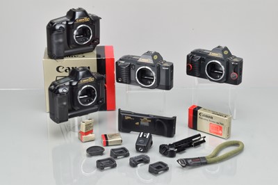 Lot 282 - Four Canon SLR Camera Bodies