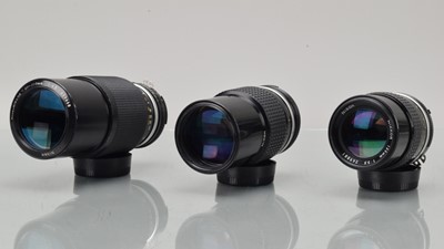 Lot 309 - Three Nikon Ai Lenses