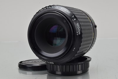 Lot 316 - A SMC Pentax-A Macro 100mm f/4 Lens