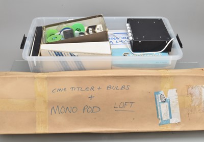 Lot 329 - Cine Editing Equipment