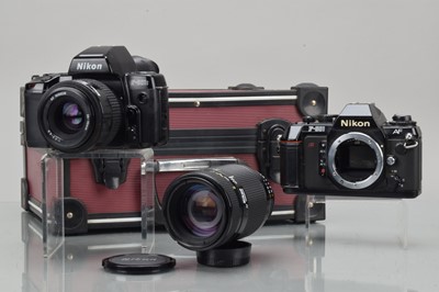 Lot 356 - Two Nikon SLR Cameras