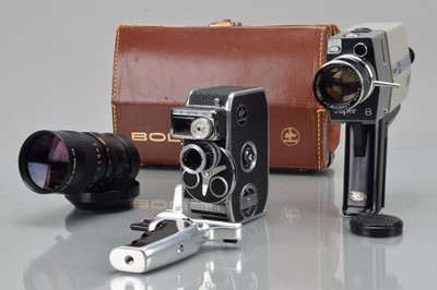 Lot 361 - Two 8mm Cine Cameras and Canon TV Lens