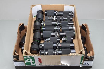Lot 392 - Two Trays of Zoom Lenses