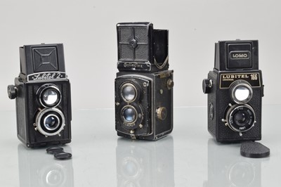 Lot 405 - Three TLR Cameras
