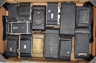 Lot 418 - A Tray of Folding Cameras