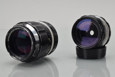 Lot 433 - Two Nikon non Ai Lenses