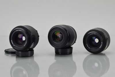 Lot 435 - Three Nikon AF Lenses