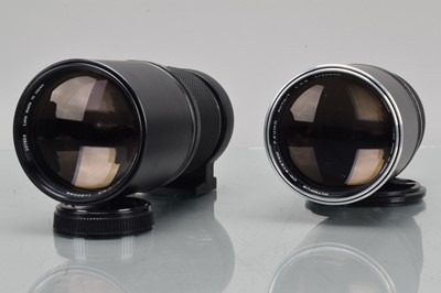 Lot 448 - Two Olympus OM Lenses