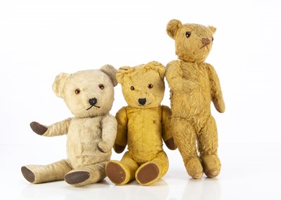 Lot 405 - Three post-war Teddy Bears