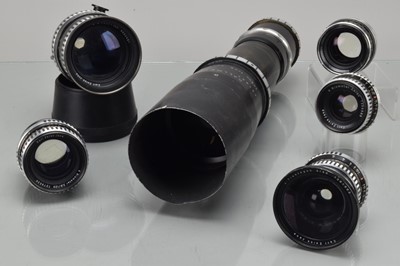 Lot 454 - A Group of Pentacon Six Mount Lenses