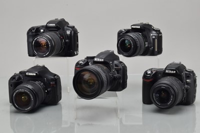 Lot 460 - A Group of DSLR Cameras