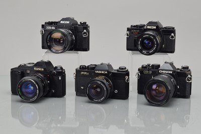 Lot 472 - Five SLR Cameras