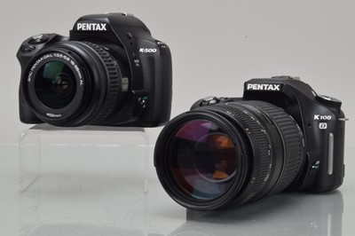 Lot 509 - Two Pentax DSLR Cameras