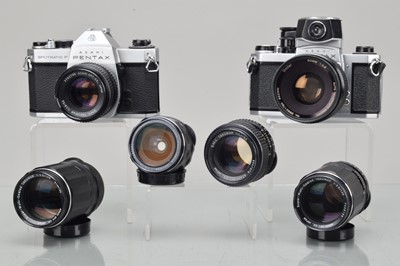 Lot 511 - Two Asahi Pentax SLR Cameras