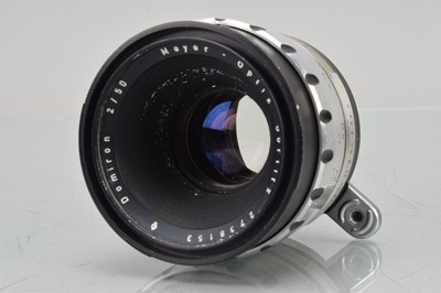 Lot 522 - A Meyer Optik Gorlitz 50mm f/2 Domiron Lens