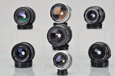 Lot 523 - A Group of Wide Angle Lenses