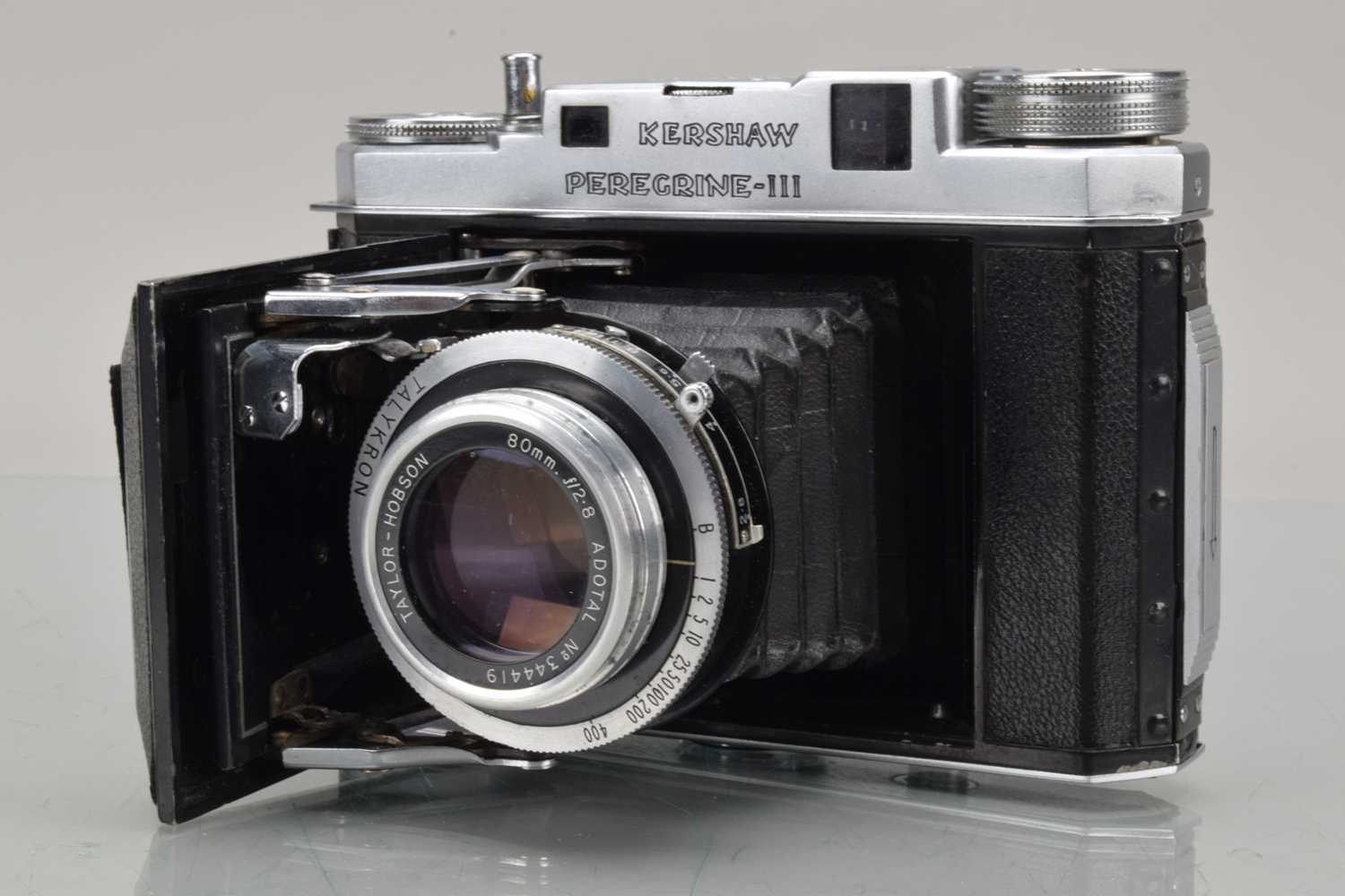 Lot 538 - A Kershaw Peregrine III Rangefinder Folding Camera