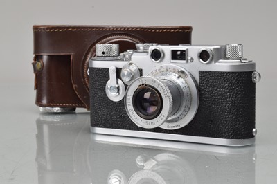 Lot 570 - A Leitz Wetzlar Leica IIIf Rangefinder Camera
