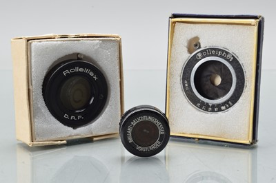 Lot 577 - Three TLR Camera Extinction Meters