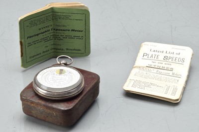 Lot 579 - A Silver Model of a Wynne's Infallible Exposure Meter