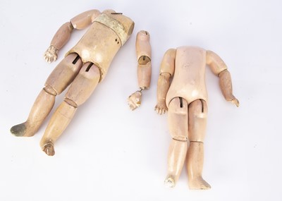 Lot 1290 - Two French bebe doll’s bodies